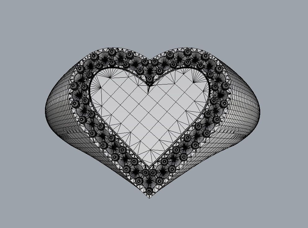 Heart Diamond Signet Ring 3D print model_13