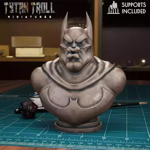 Bat Metal - Pre-Supported 3D print model