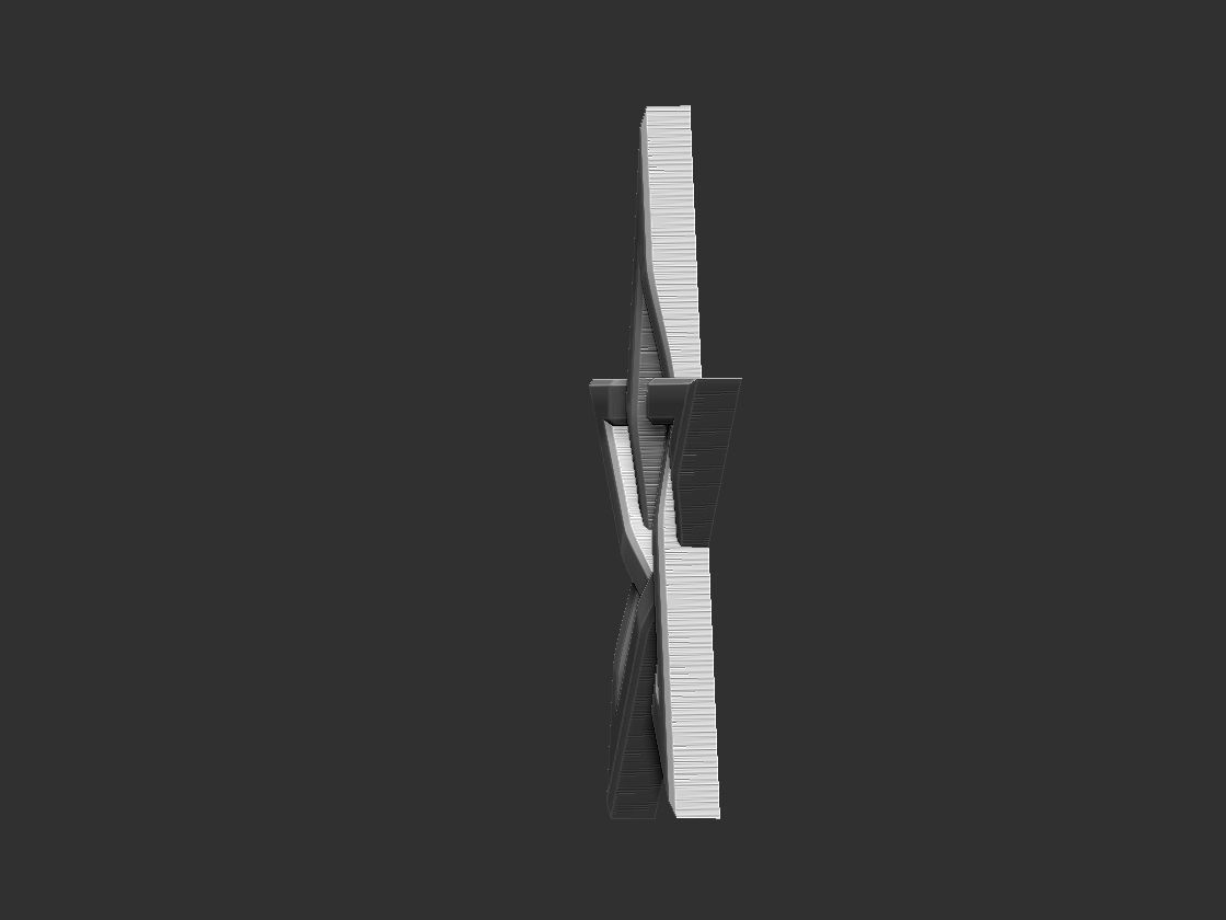 Pentagram Braided 3D print model_6