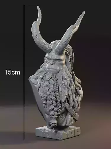 Hellboy Nordic Bust