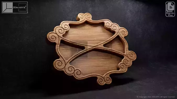 Antique Style Tray 2 - CNC Files for Wood