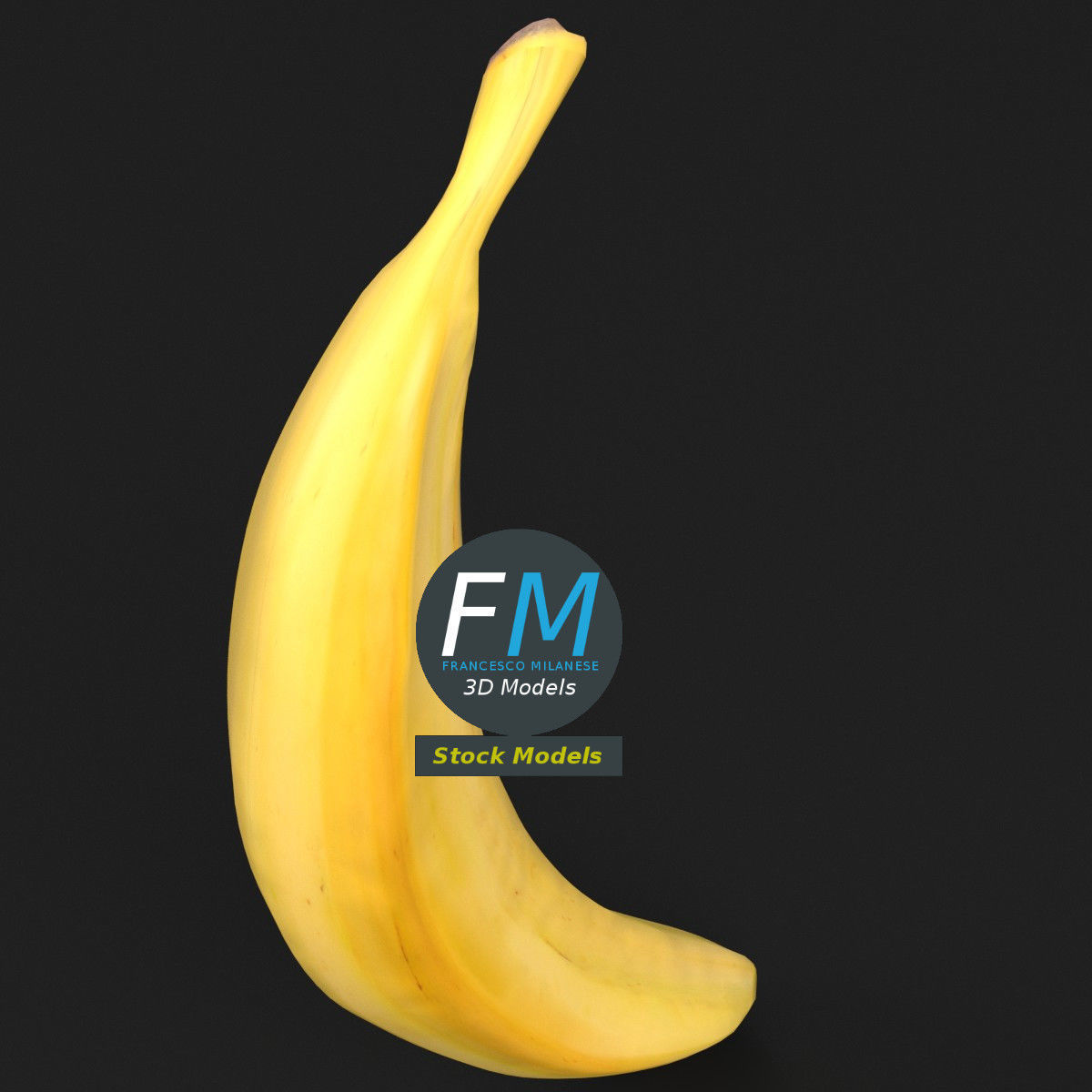 Banana 3D model_2
