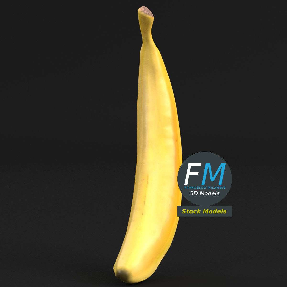 Banana 3D model_3