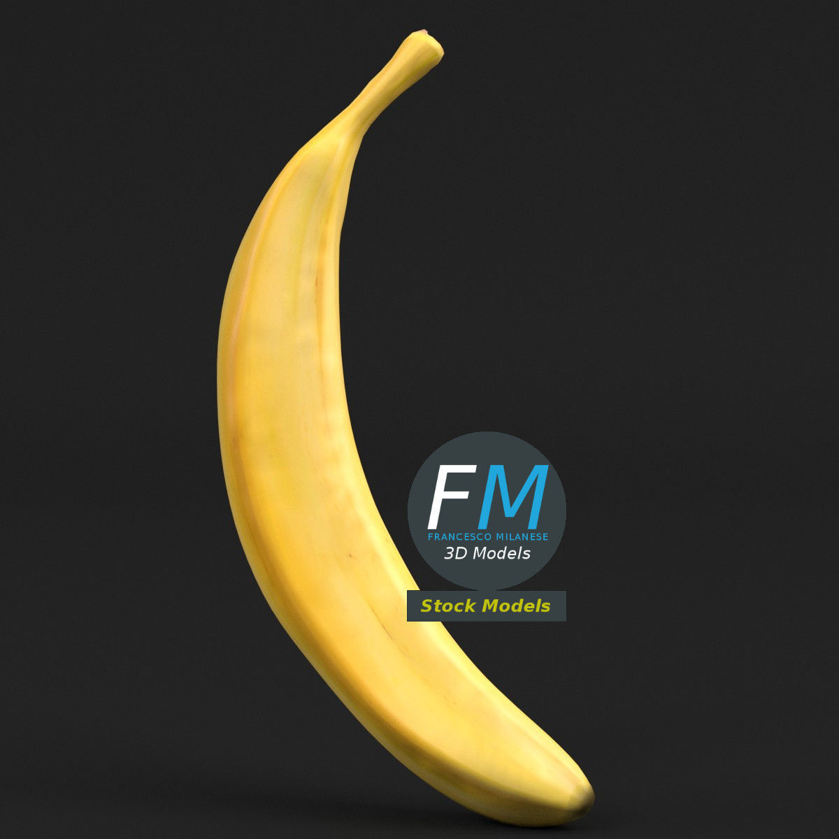Banana 3D model_4