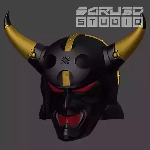 Dokusai Jiraiya Helmet 3D Print Model 