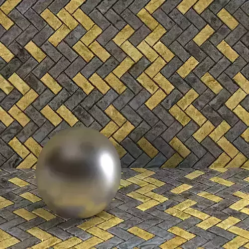 Black and Gold Tiles
