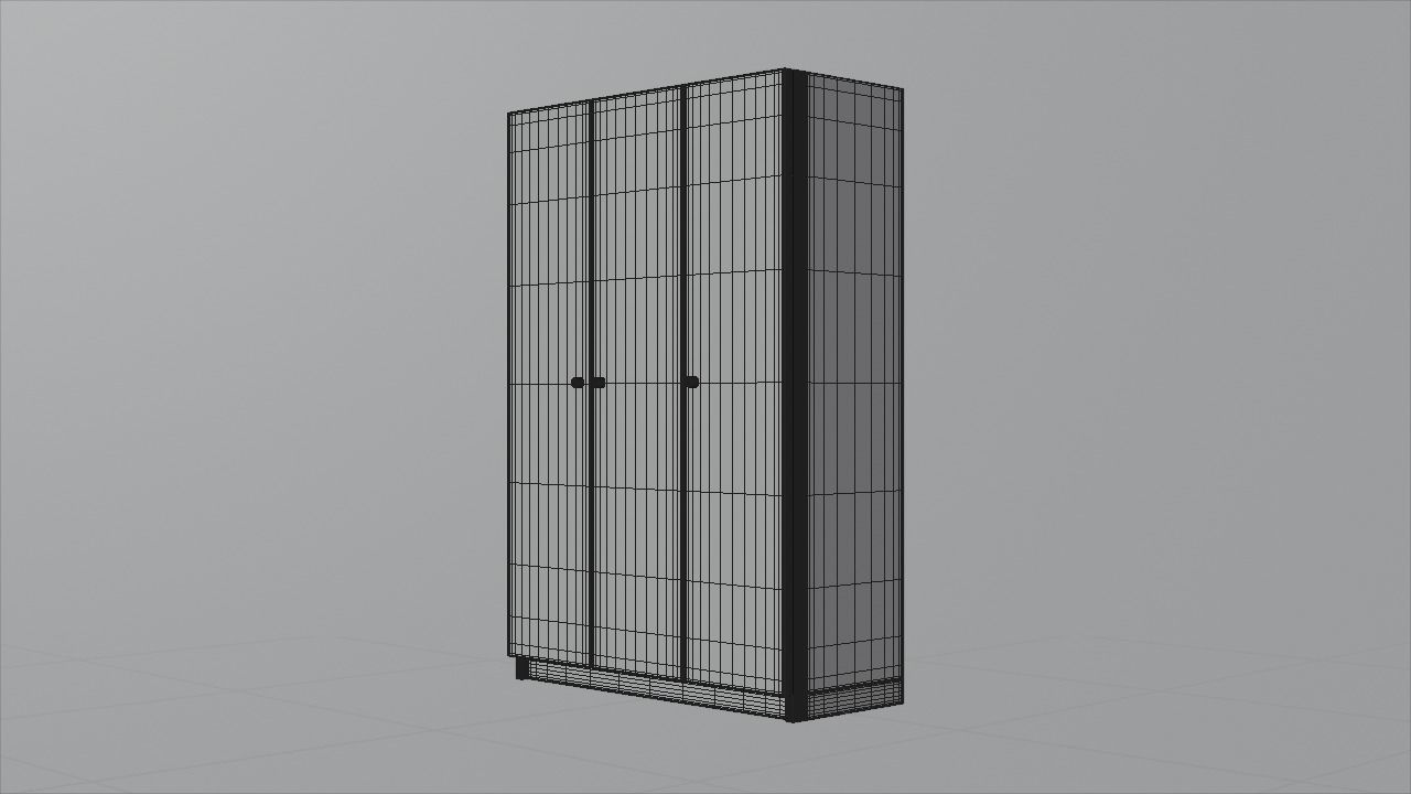 Wardrobe 3D model_5