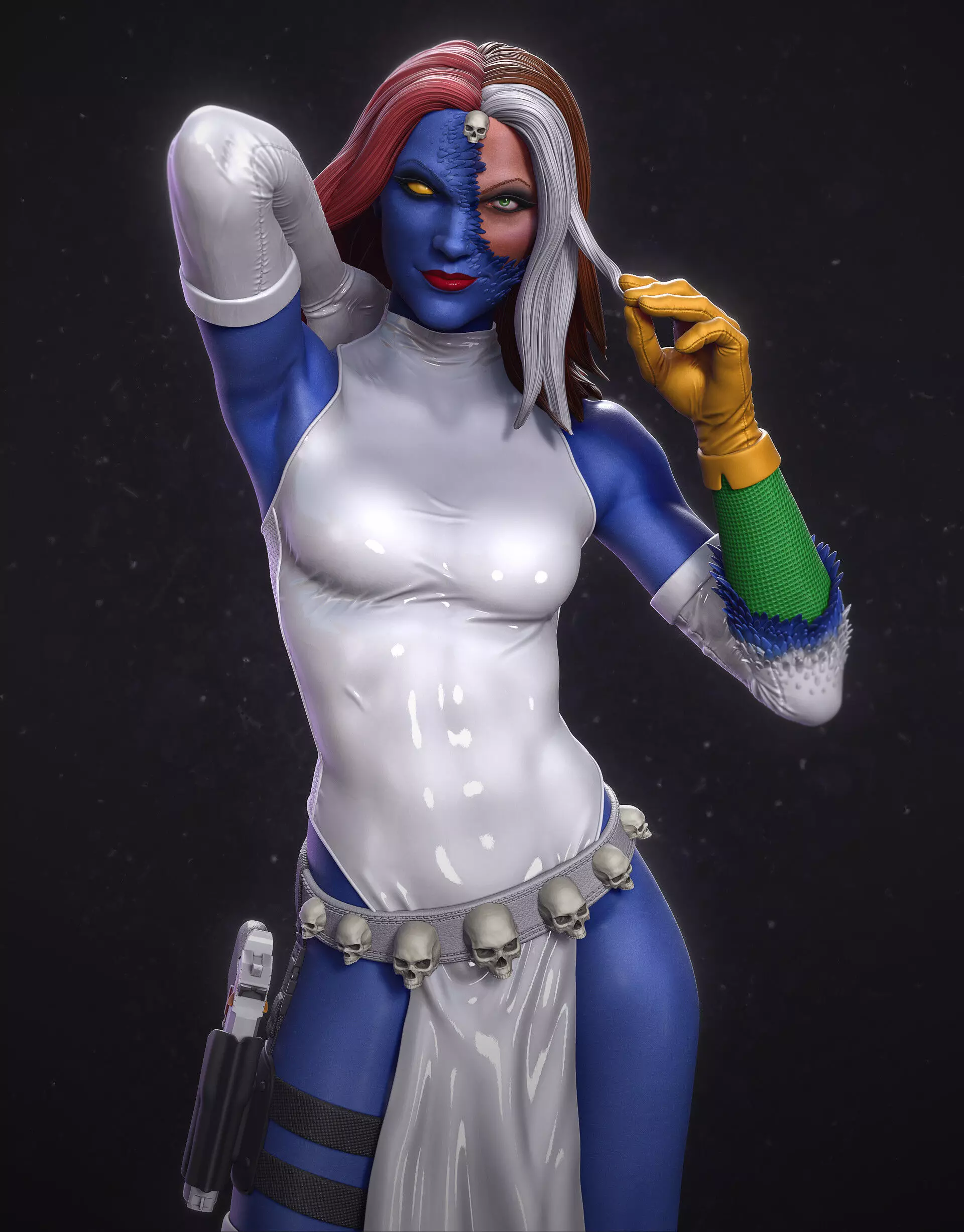X-Men Mystique 3D print model_0