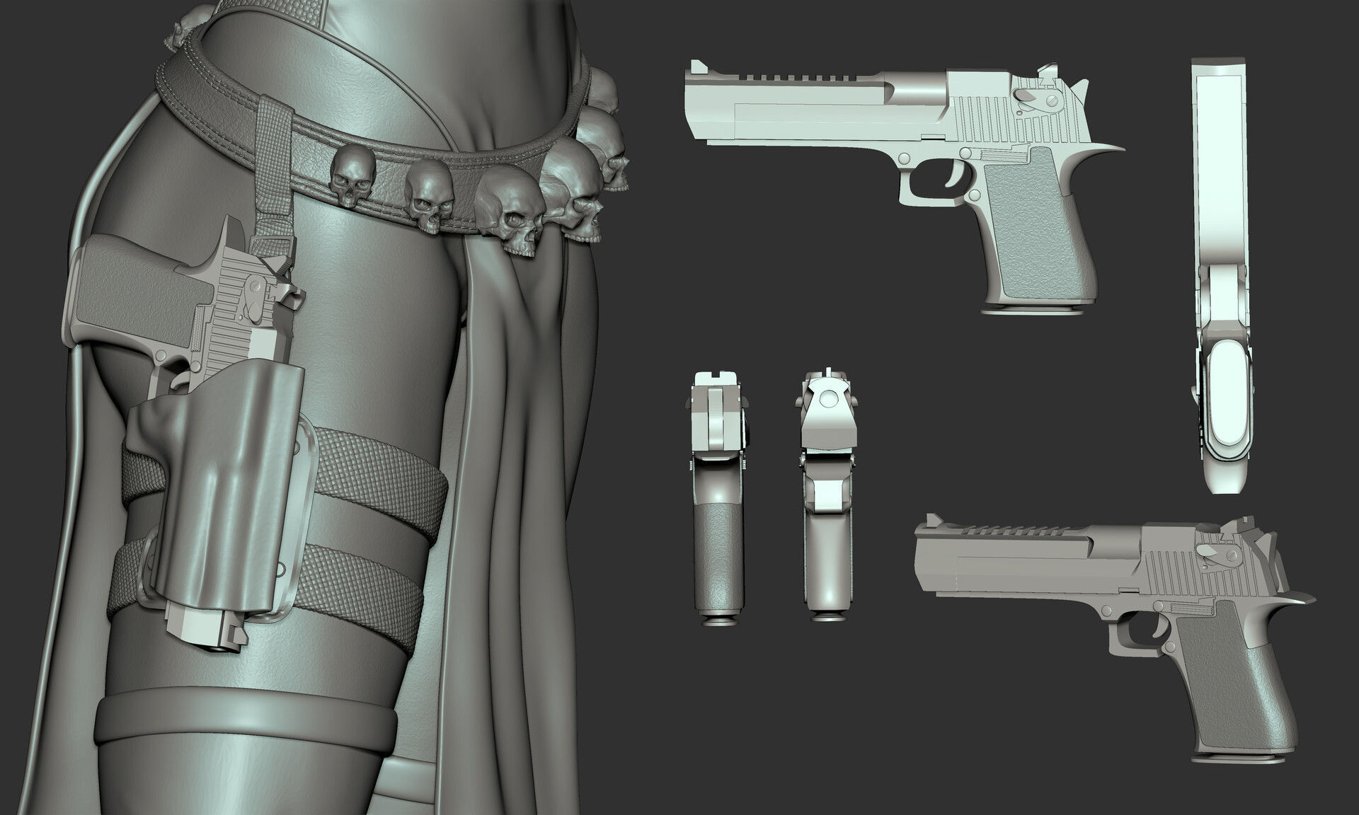 X-Men Mystique 3D print model_9