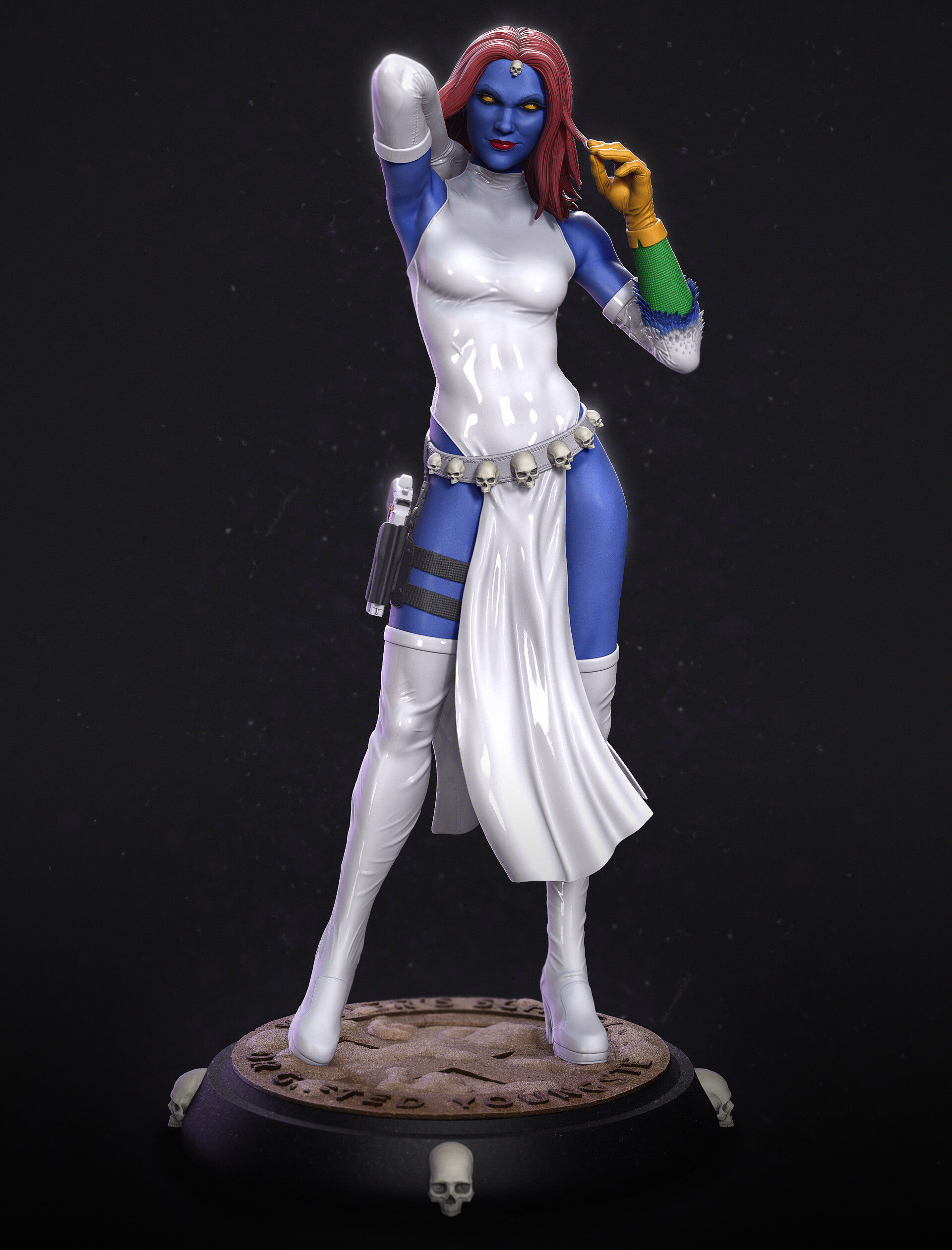 X-Men Mystique 3D print model_1