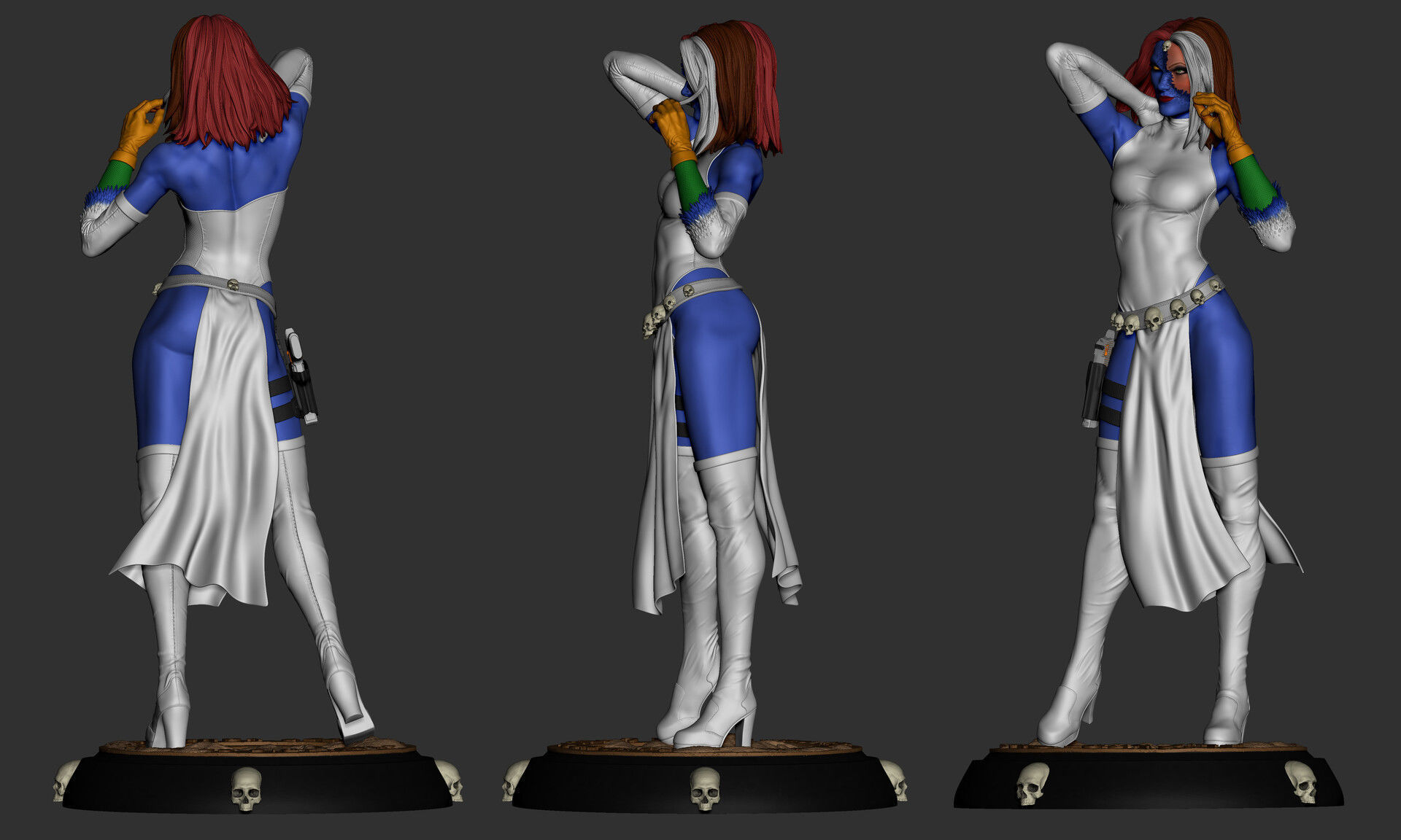 X-Men Mystique 3D print model_4