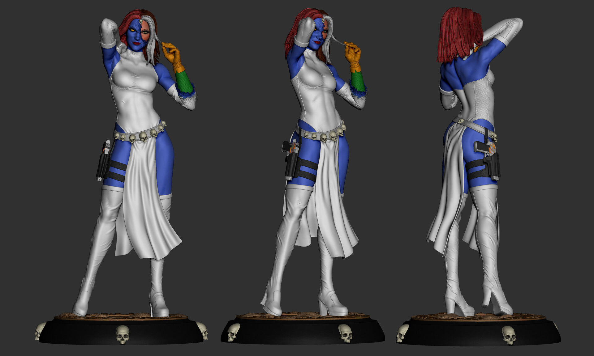 X-Men Mystique 3D print model_3