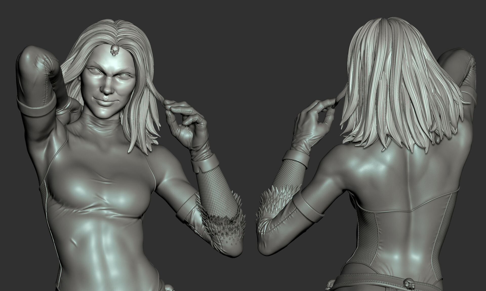 X-Men Mystique 3D print model_7