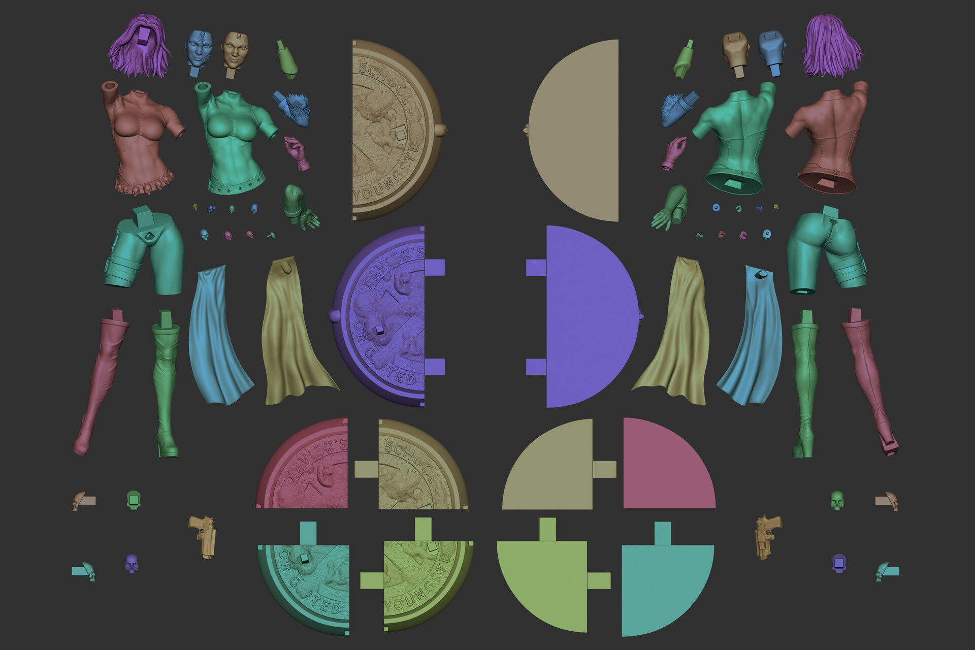 X-Men Mystique 3D print model_20