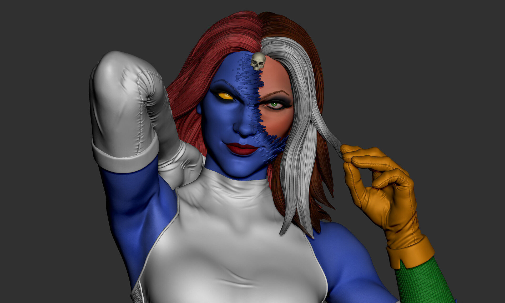 X-Men Mystique 3D print model_6