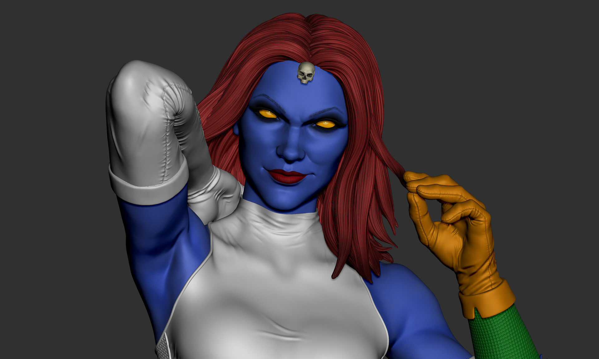 X-Men Mystique 3D print model_5