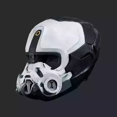SciFi Helmet ver2 Low-poly 3D model
