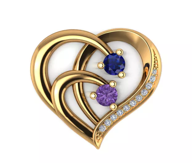 Heart pendant 3D model