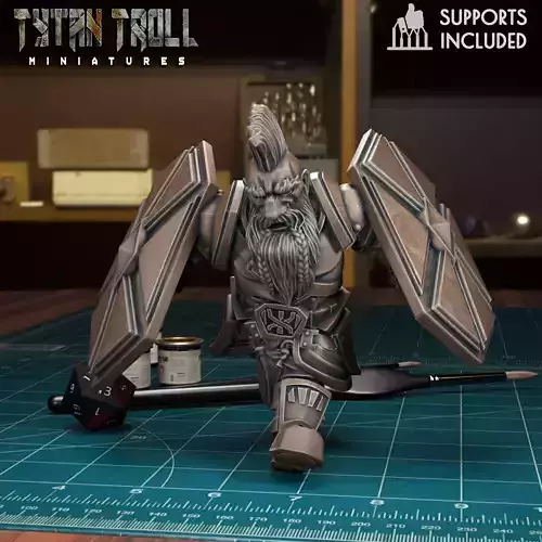Dwarven Guard 08 - Pre-Supported