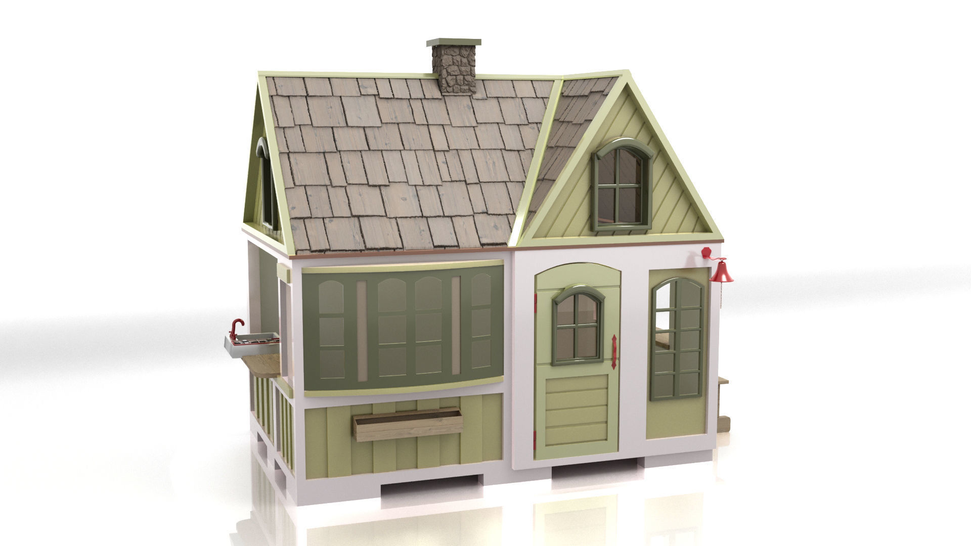 Children House 3D model_1