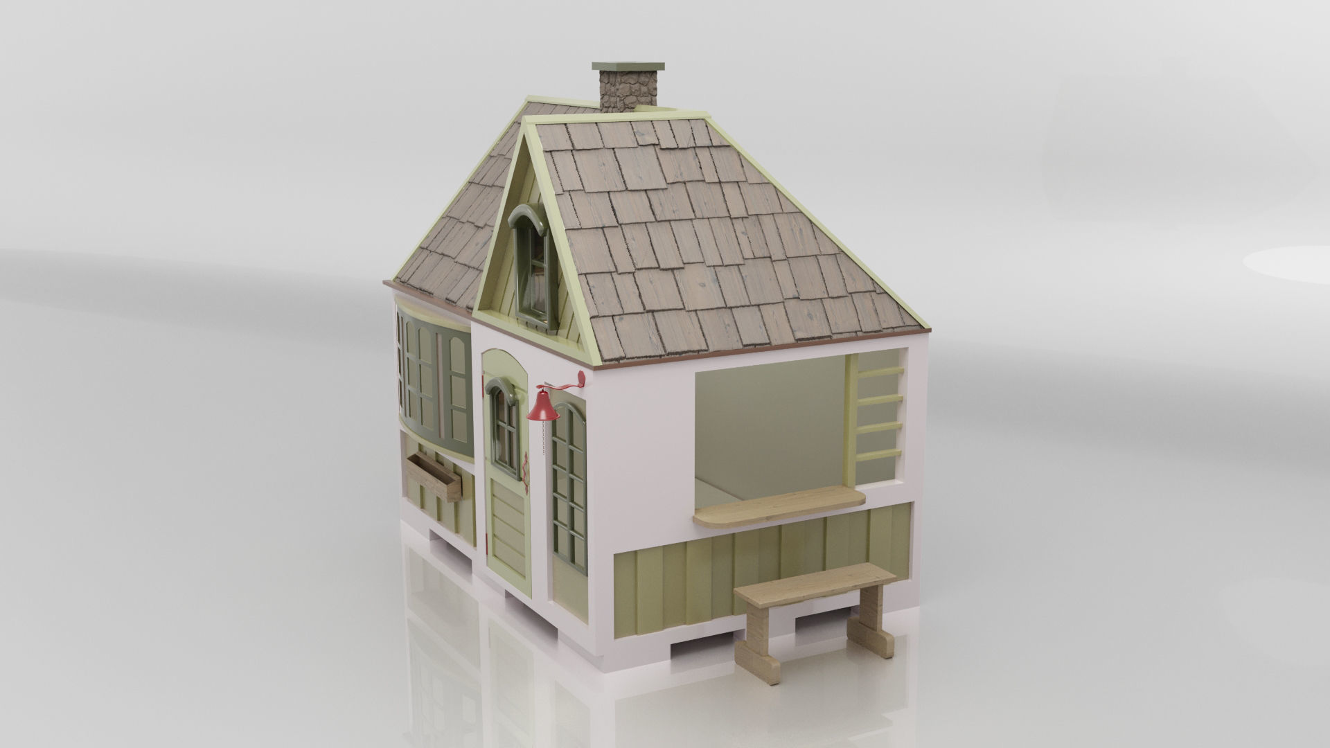 Children House 3D model_5