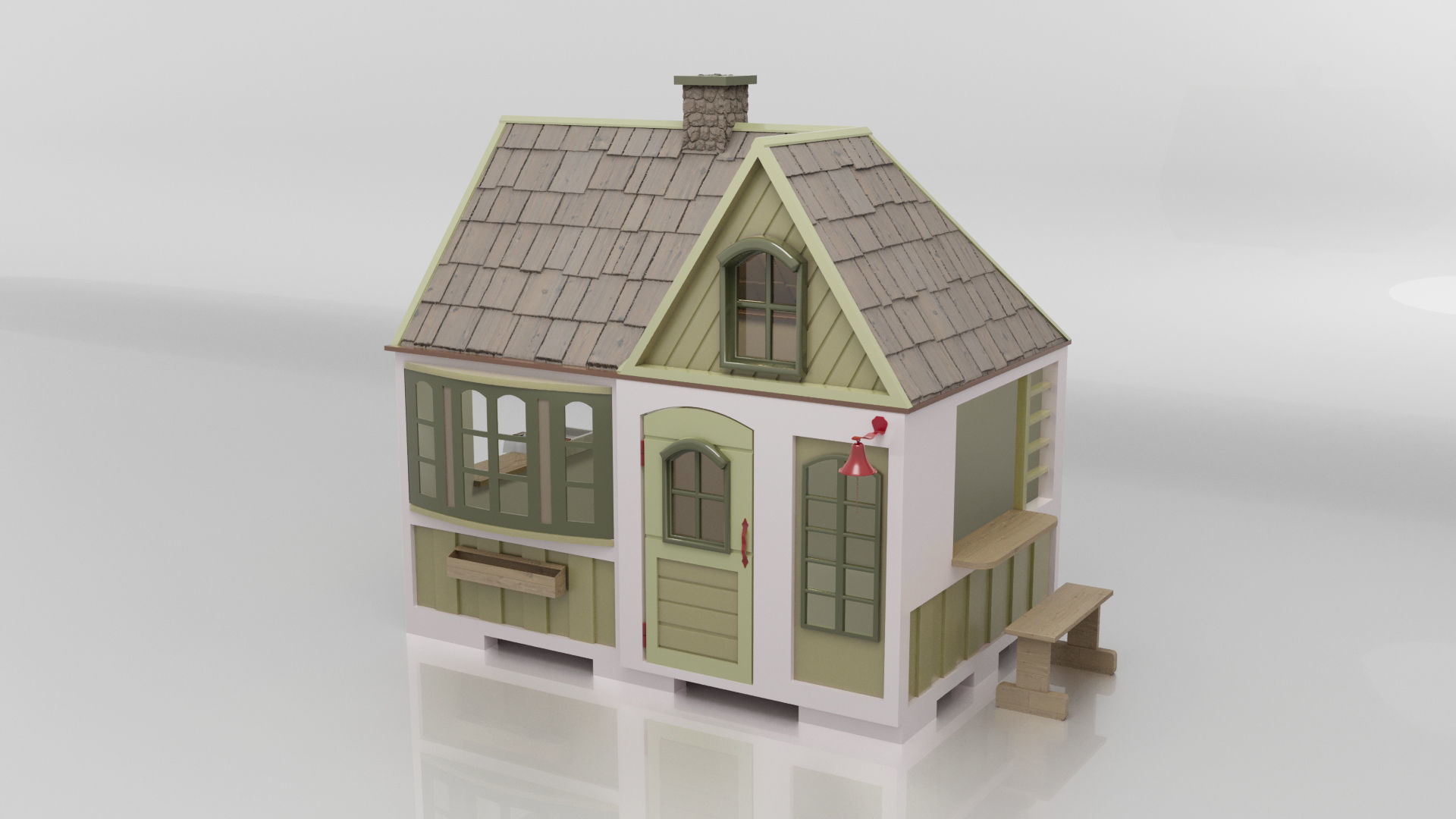 Children House 3D model_3