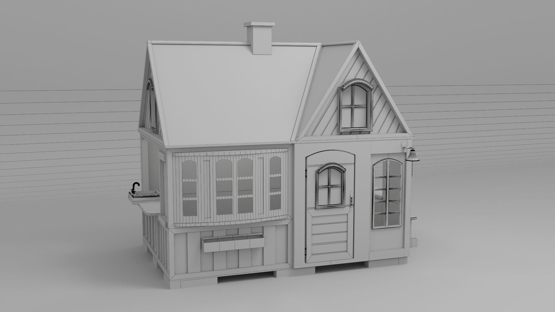 Children House 3D model_6