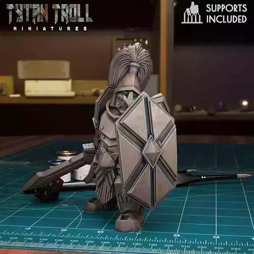  Dwarven Guard 03 - Pre-Supported