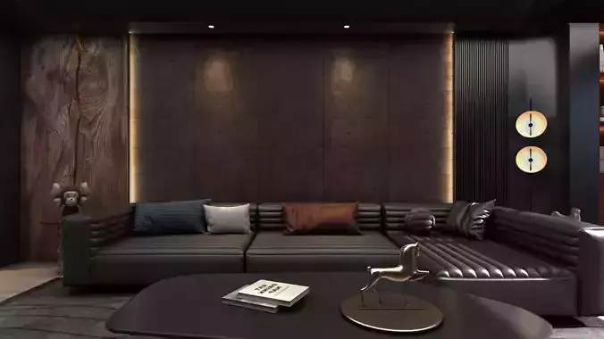 Interior Art - Dark Series - Part 1 01 3D model