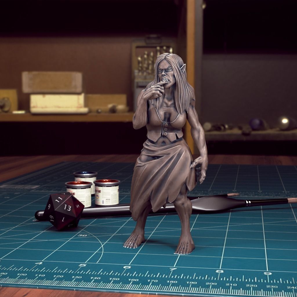 Vampire Spawn 07 - Pre-Supported 3D print model_1