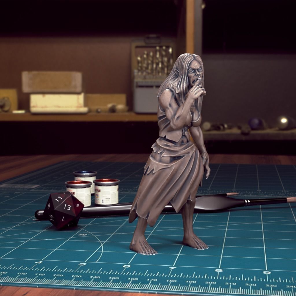 Vampire Spawn 07 - Pre-Supported 3D print model_2