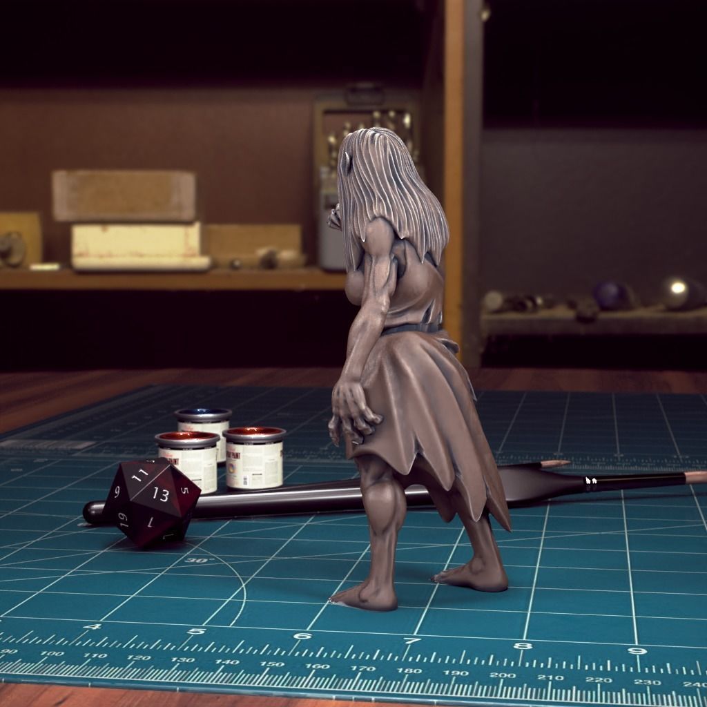 Vampire Spawn 07 - Pre-Supported 3D print model_4