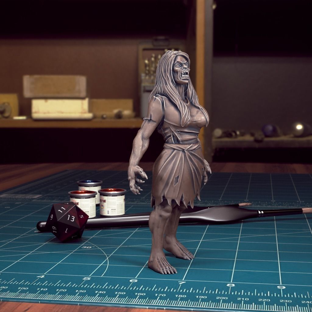 Vampire Spawn 06 - Pre-Supported 3D print model_4