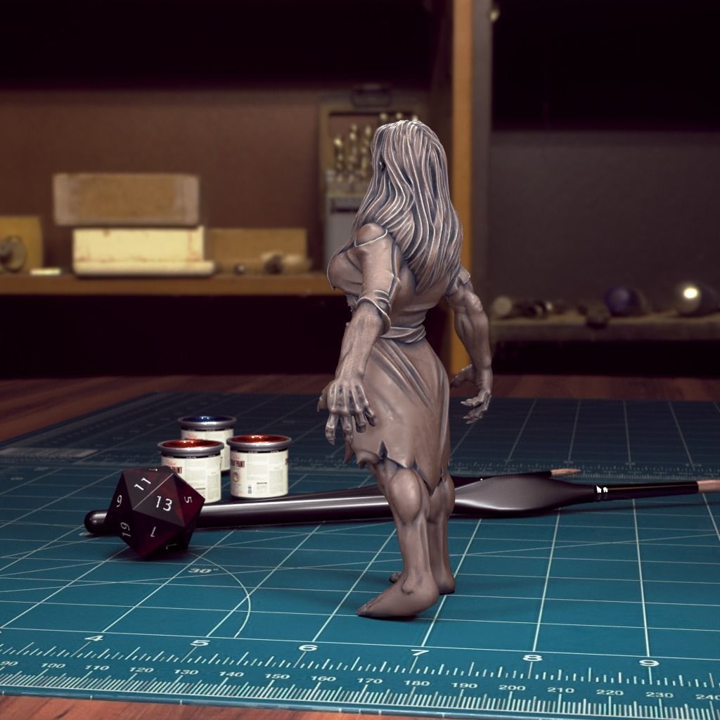 Vampire Spawn 06 - Pre-Supported 3D print model_2