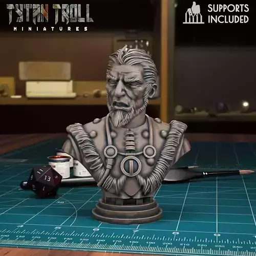 Curse of Strahd - Vargas Bust - Pre-Supported