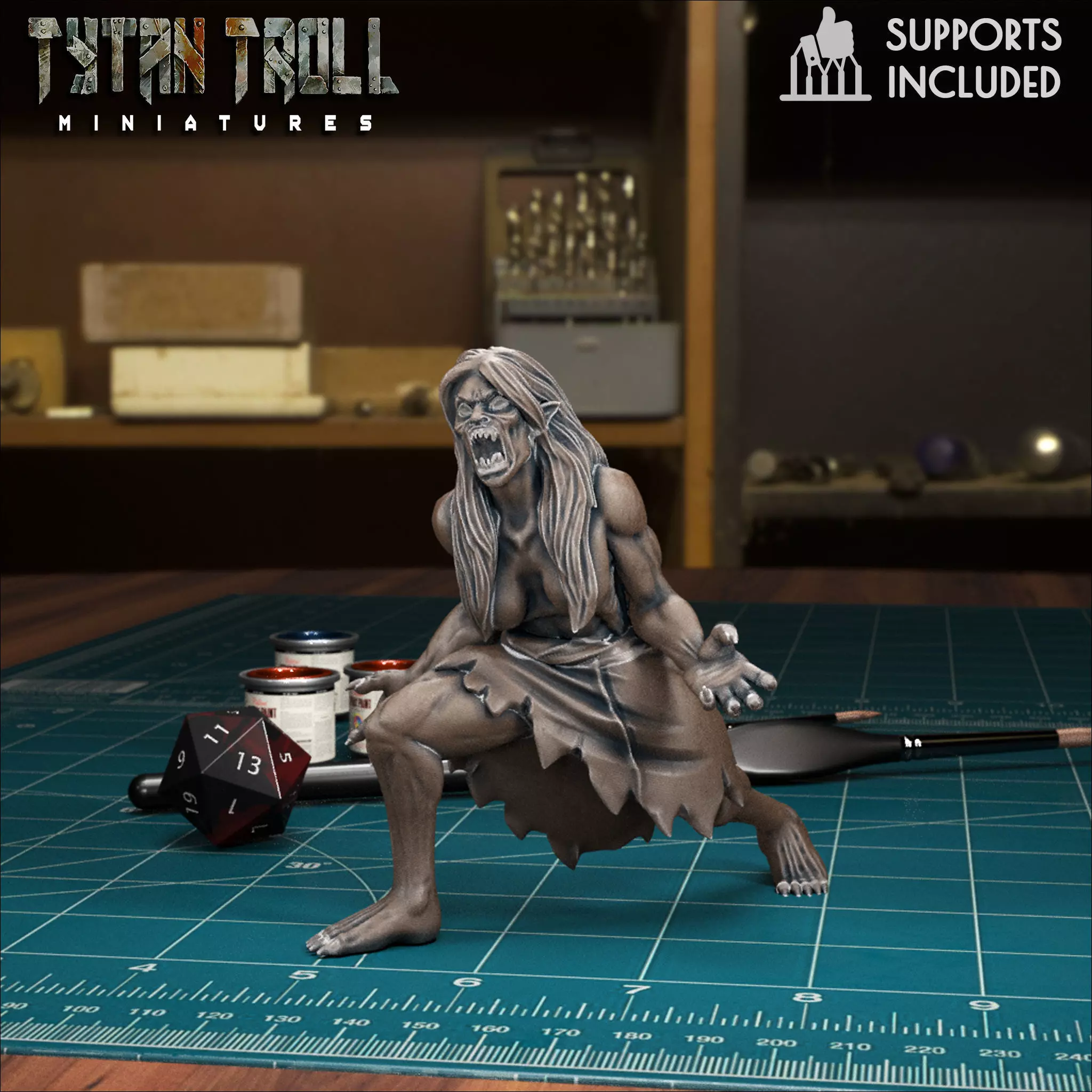 Vampire Spawn 05 - Pre-Supported 3D print model_0