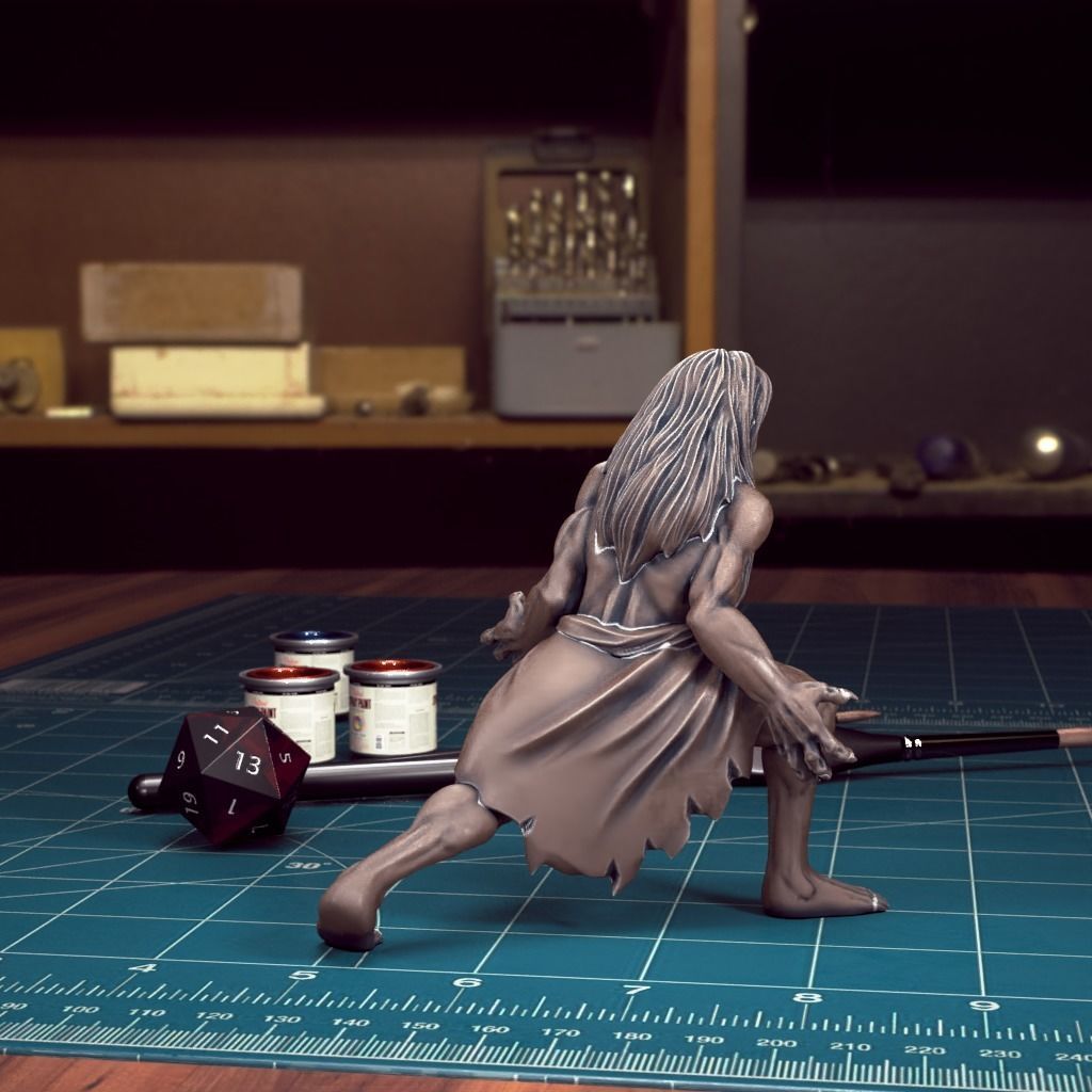 Vampire Spawn 05 - Pre-Supported 3D print model_3