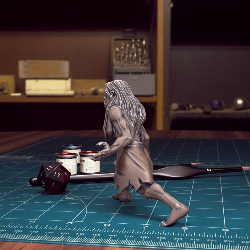 Vampire Spawn 05 - Pre-Supported 3D print model_4