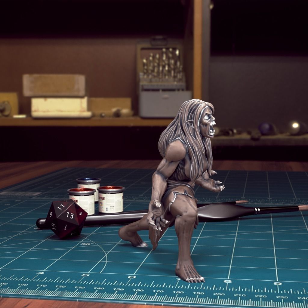 Vampire Spawn 05 - Pre-Supported 3D print model_2