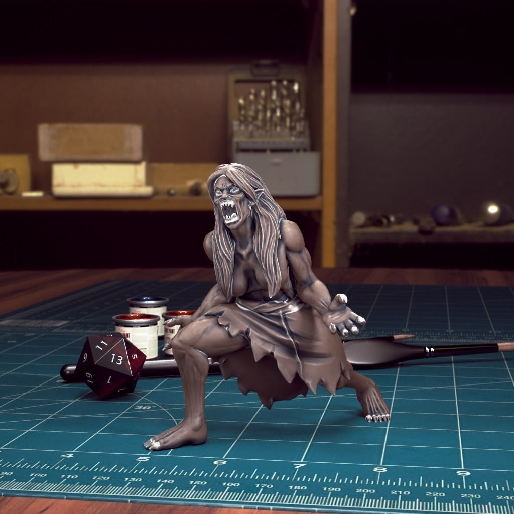 Vampire Spawn 05 - Pre-Supported 3D print model_1