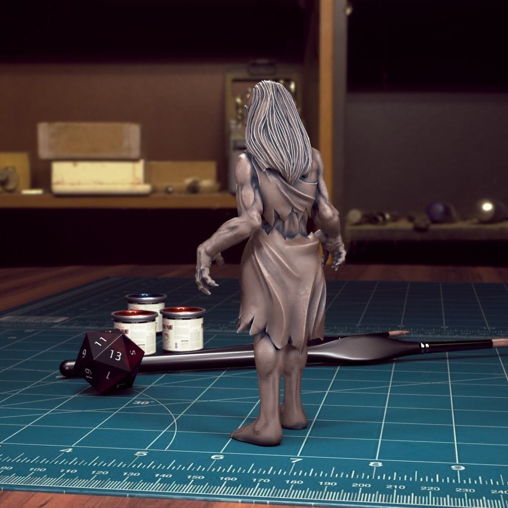 Vampire Spawn 04 - Pre-Supported 3D print model_4