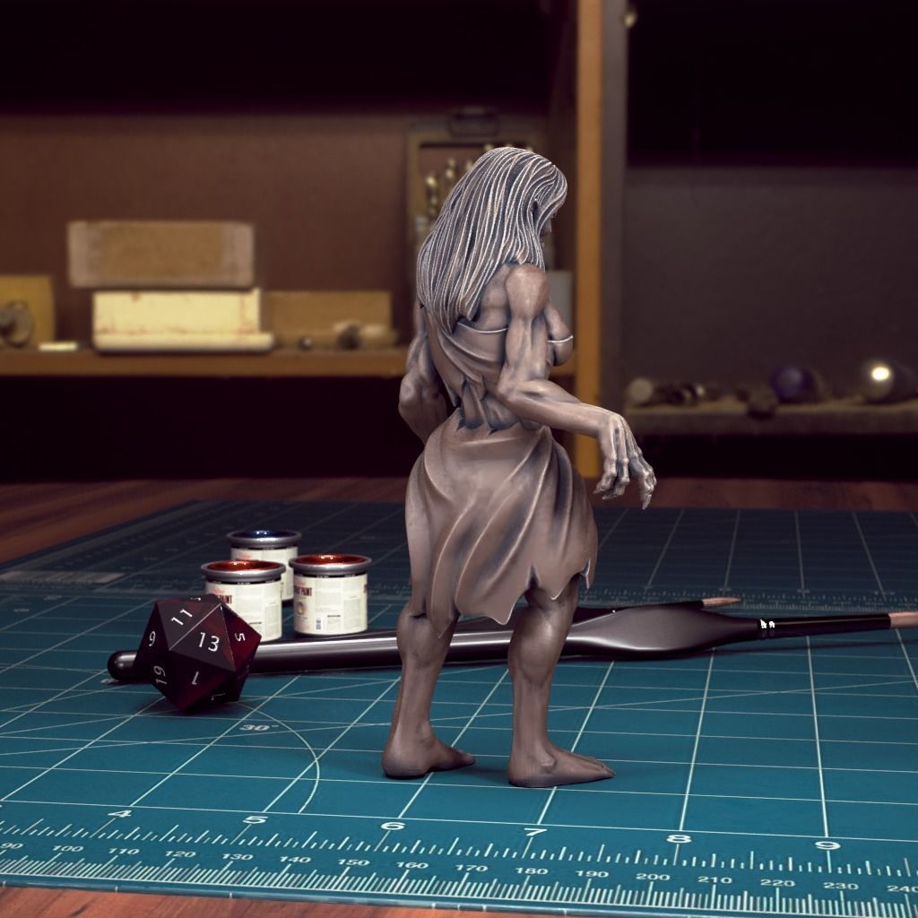 Vampire Spawn 04 - Pre-Supported 3D print model_3