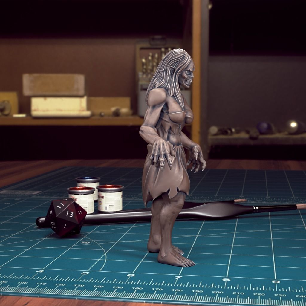 Vampire Spawn 04 - Pre-Supported 3D print model_2