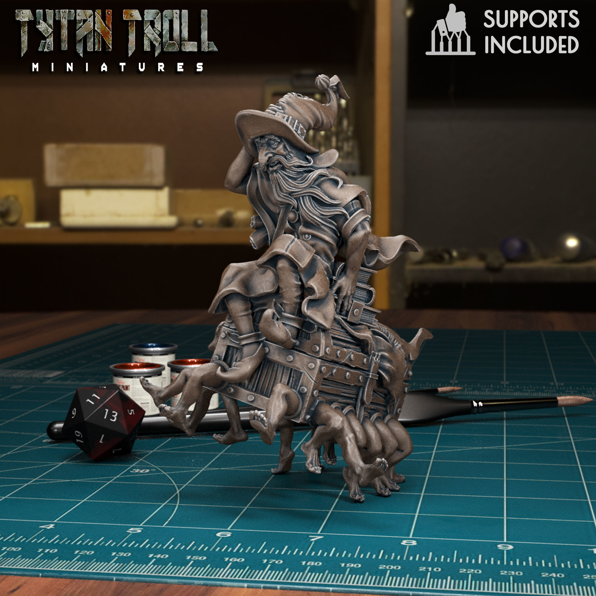 Rince Wind and Luggage - Pre-Supported 3D print model_4