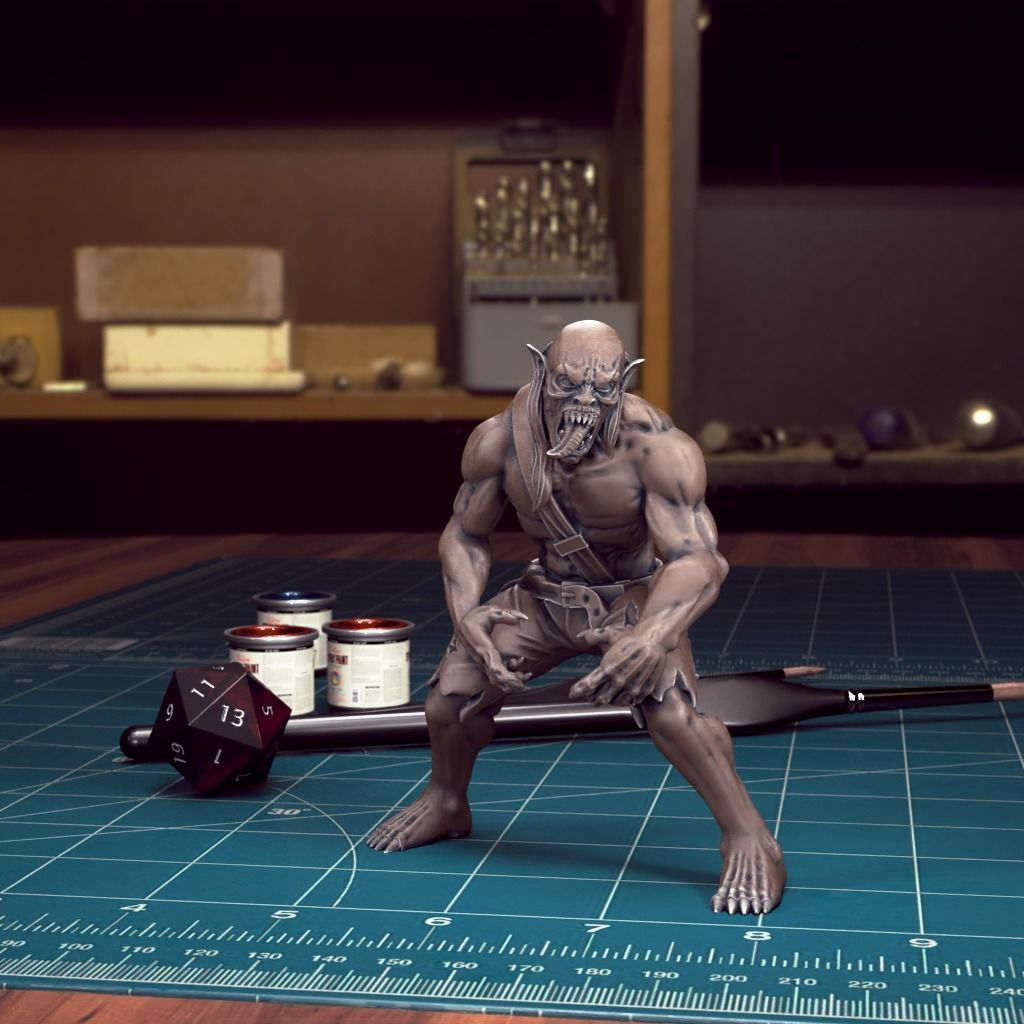 Vampire Spawn 02 - Pre-Supported 3D print model_1