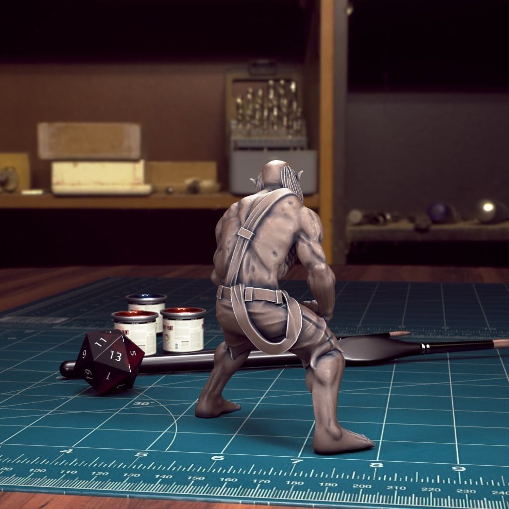 Vampire Spawn 02 - Pre-Supported 3D print model_3