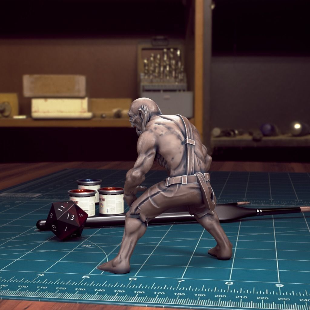 Vampire Spawn 02 - Pre-Supported 3D print model_4