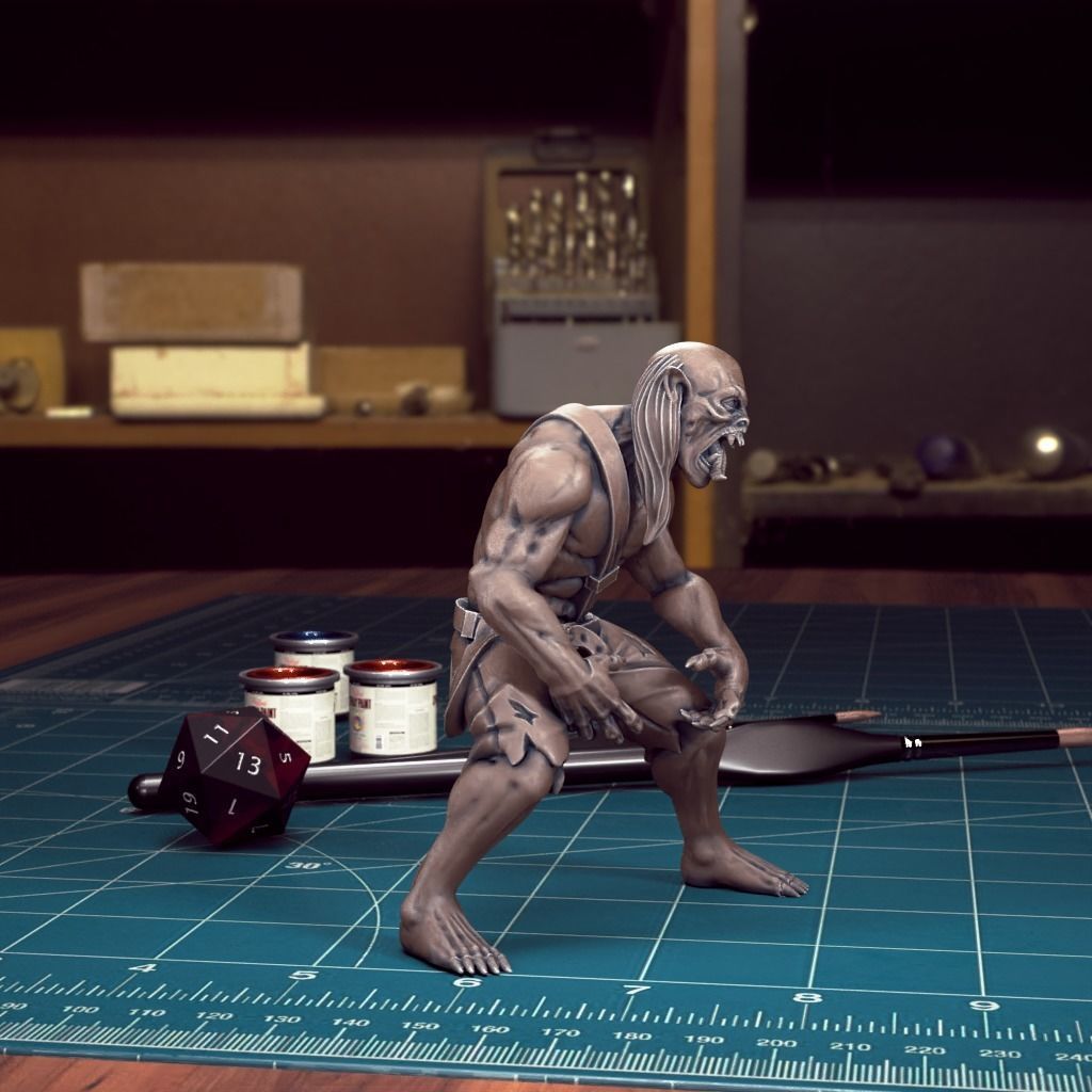 Vampire Spawn 02 - Pre-Supported 3D print model_2