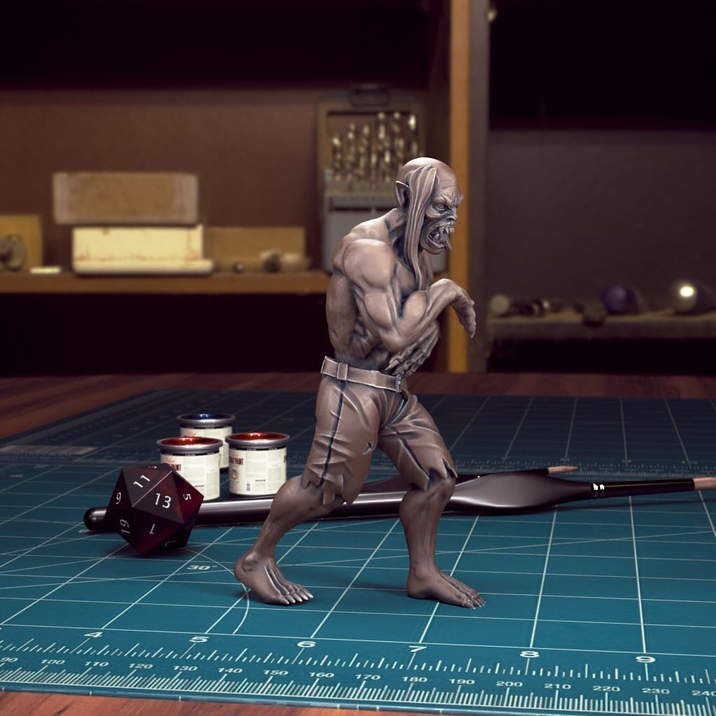 VampireSpawn 01 - Pre-Supported 3D print model_2