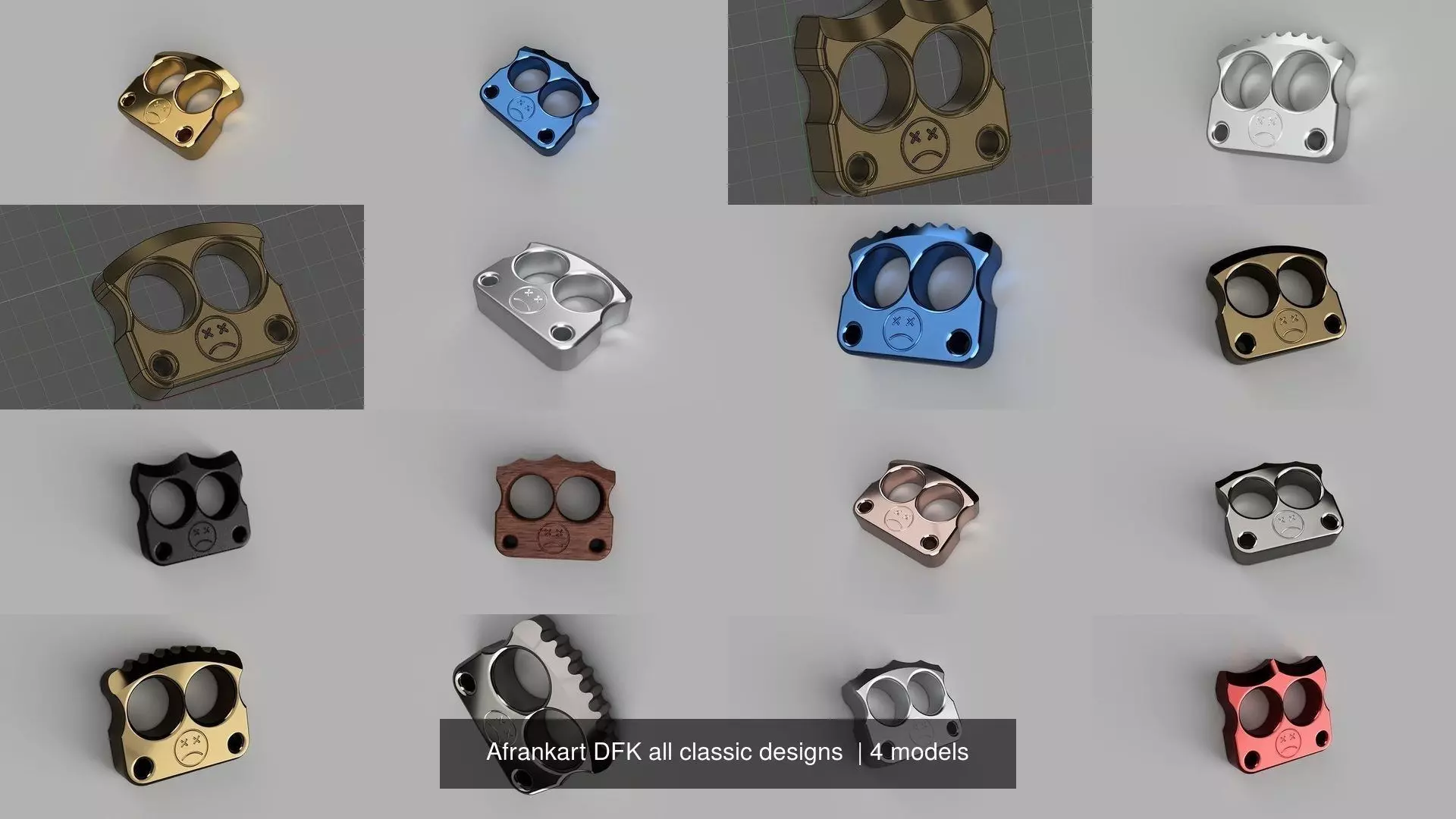 Afrankart DFK all classic designs  3D Model Collection_0